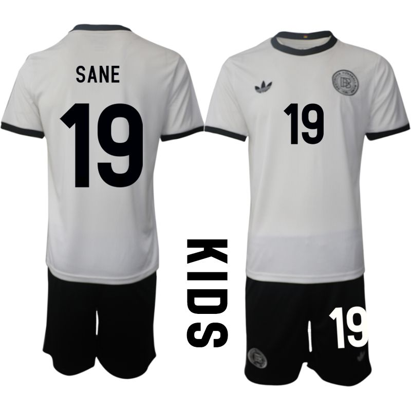 Youth 2025-2026 Season Germany home white #19 Soccer Jersey->youth soccer jersey->Youth Jersey
